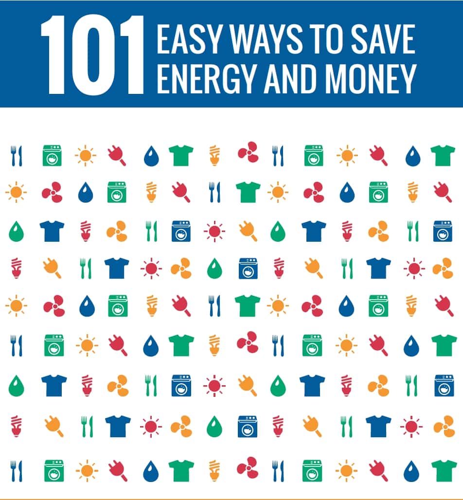 [PDF] 101 Easy Ways to Save Energy and Money