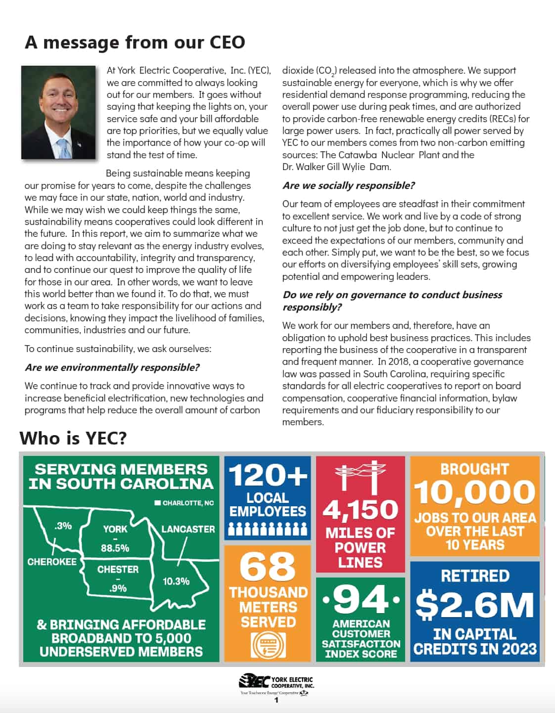 [PDF] YEC Sustainability Report: 2023 | 2024
