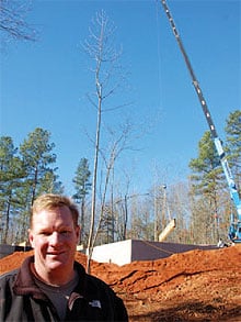 Custom builder, Mike Palmer, of MJ Palmer Construction Co.