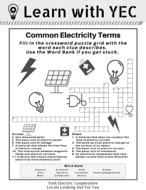 [PDF] Common Electricity Terms Crossword Puzzle